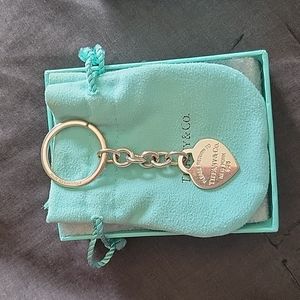 Please return to Tiffany Heart keyring